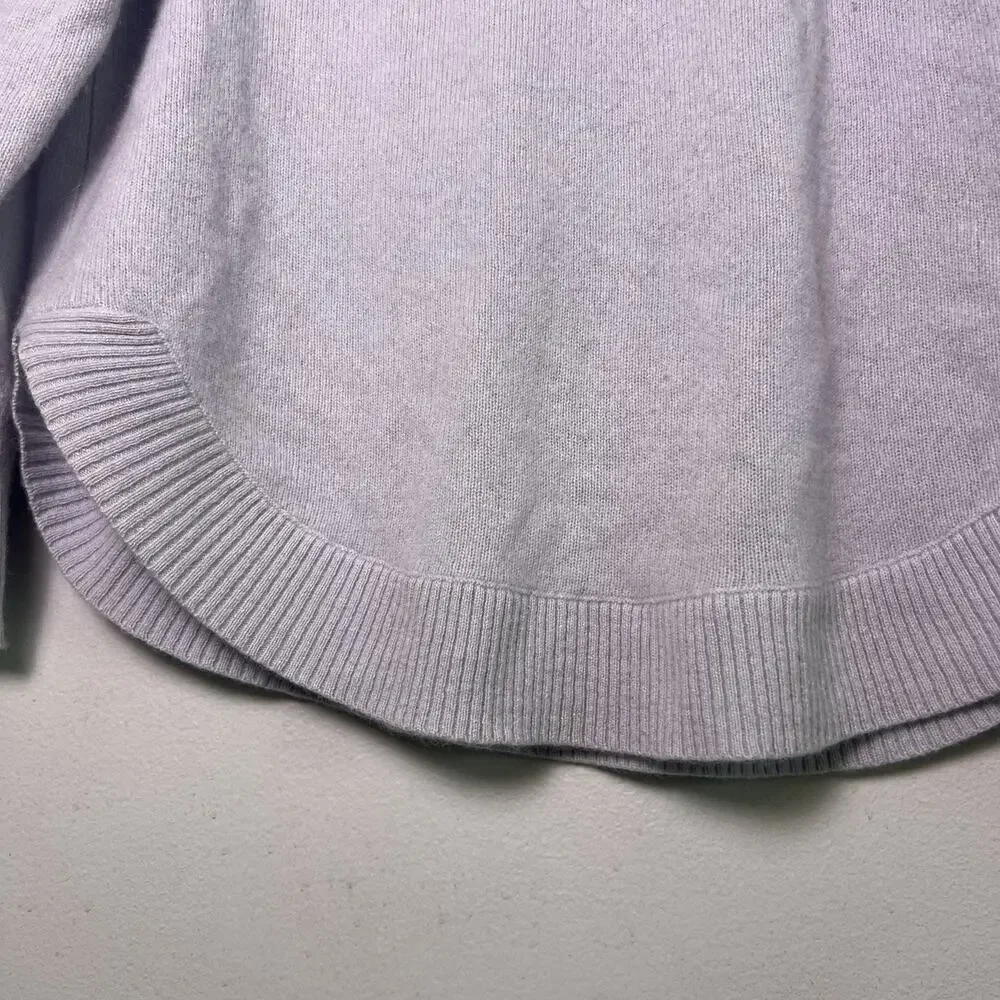 Belle France Women's 2-ply 100% Cashmere Crew Neck Sweater Sz M Quite Luxury